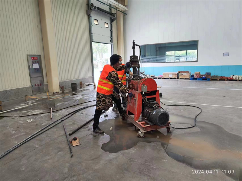 宣城厂房地面下沉塌陷注浆加固施工